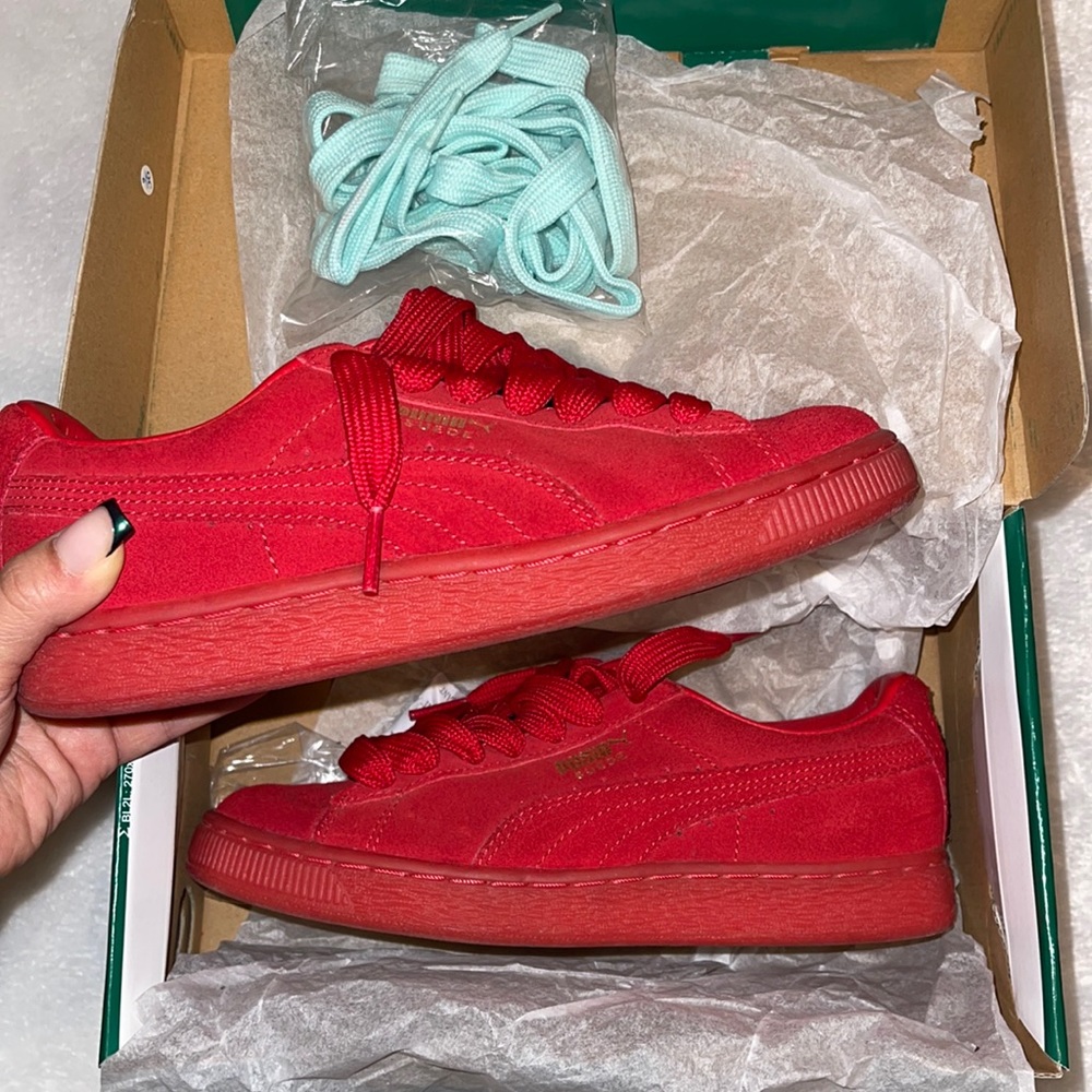 Puma Suede Classic + Mono Iced Sneakers Red